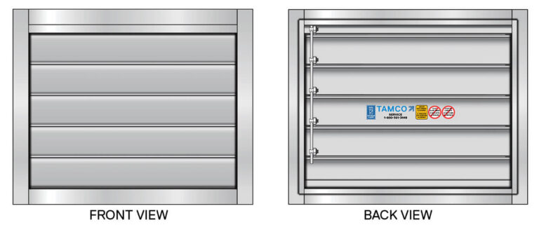 General Guidelines | Medium-Duty Backdraft Dampers | Tamco